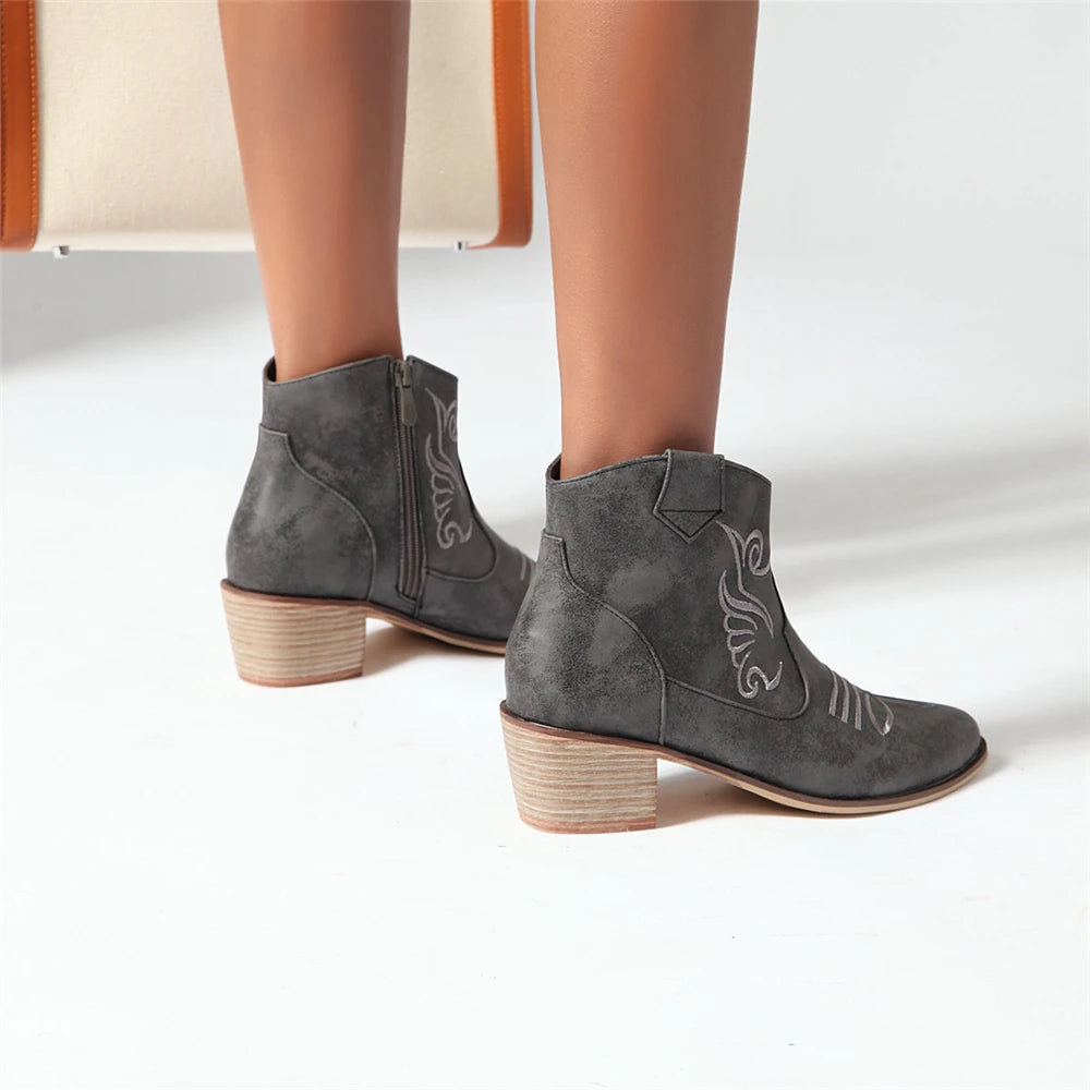 Doris - Boots esprit santiag