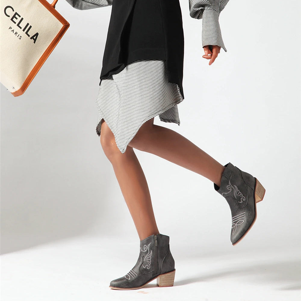 Doris - Boots esprit santiag