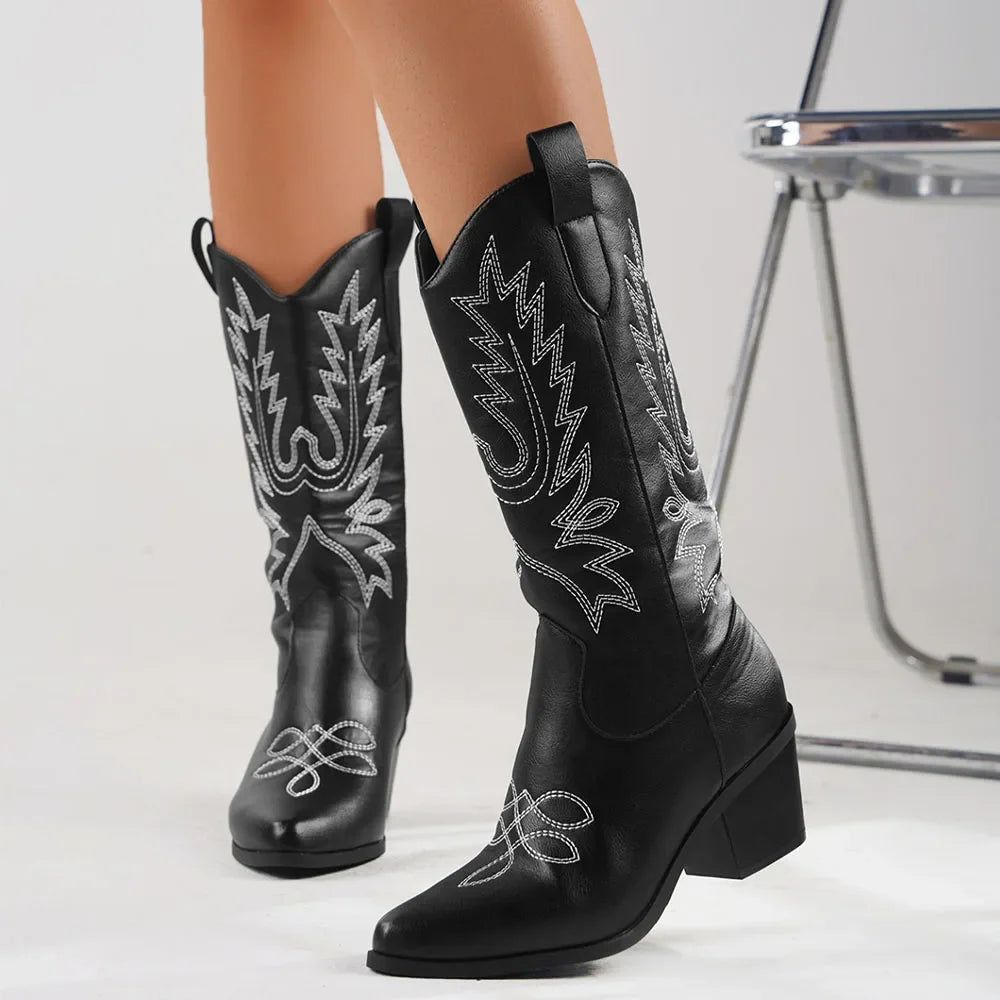 Léonie - Santiag bottes cowboy femme