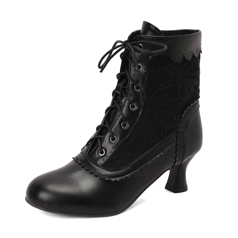 Santiag femme a lacets