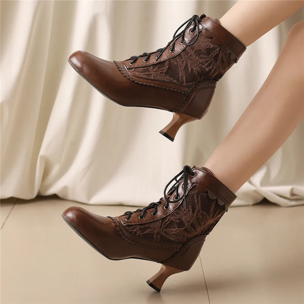 Loretta - Santiag femme a lacets