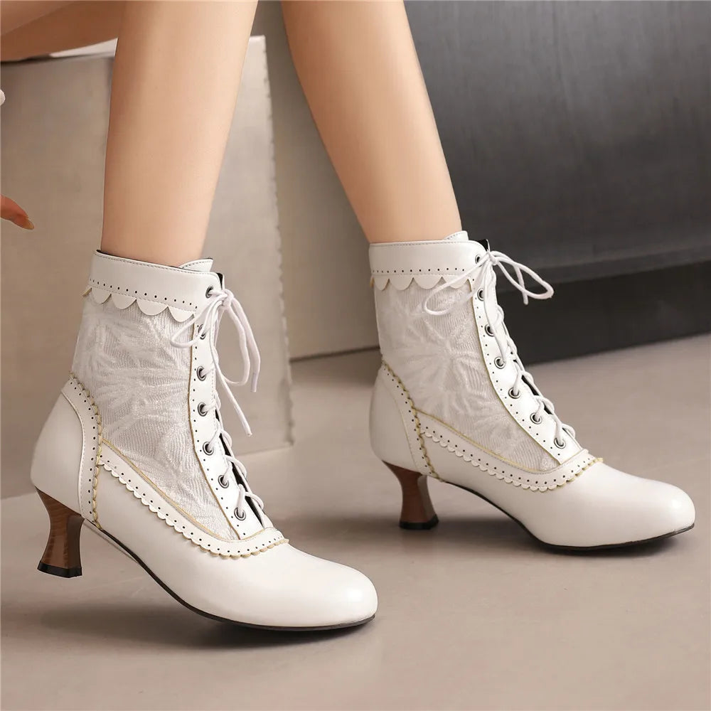 Loretta - Santiag femme a lacets