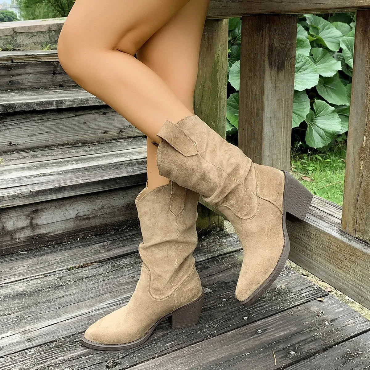 Cindy - Santiag bottes femme
