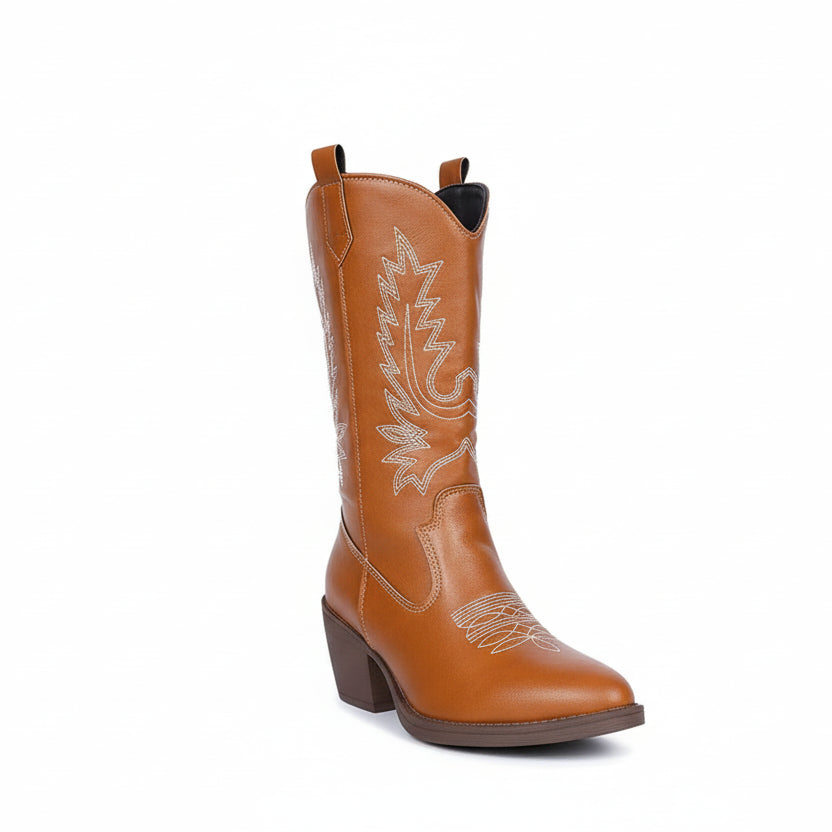 Chloé - Santiag talon plat
