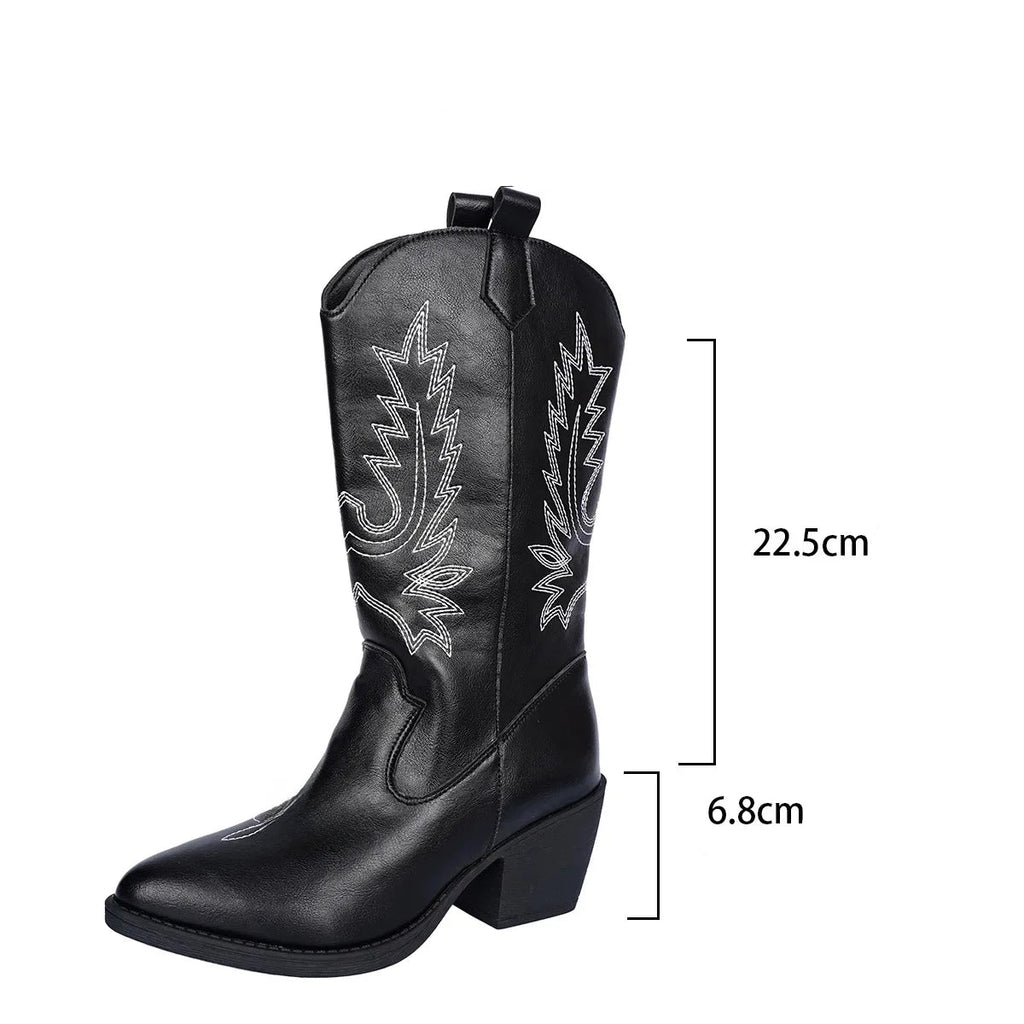 Chloé - Santiag talon plat