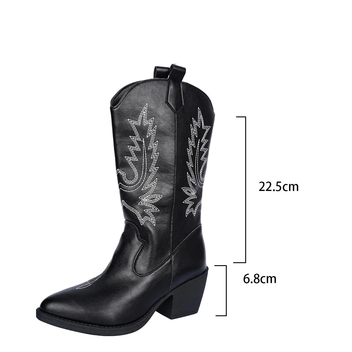 Chloé - Santiag talon plat