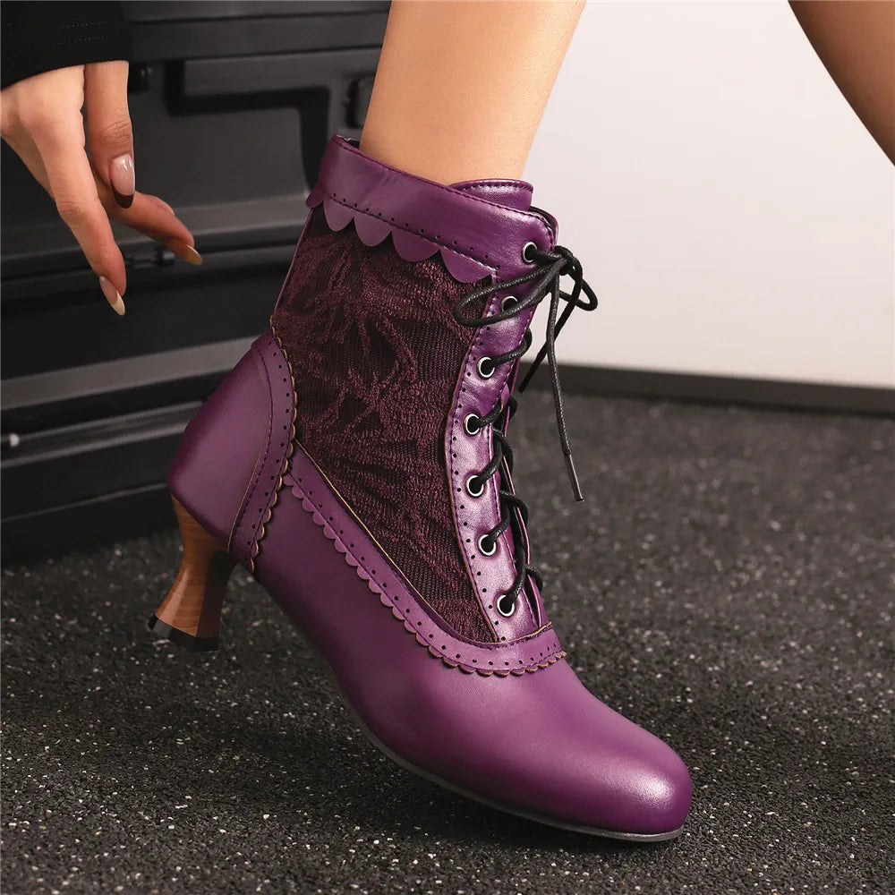 Loretta - Santiag femme a lacets