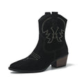 Bottines façon santiags