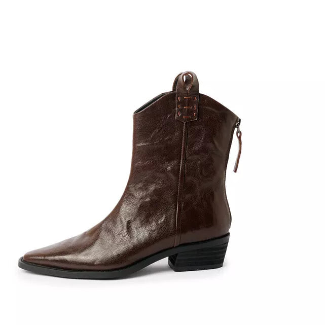 Sandy - Low boots santiag femme